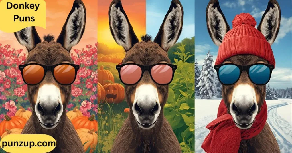 Seasonal Donkey Puns