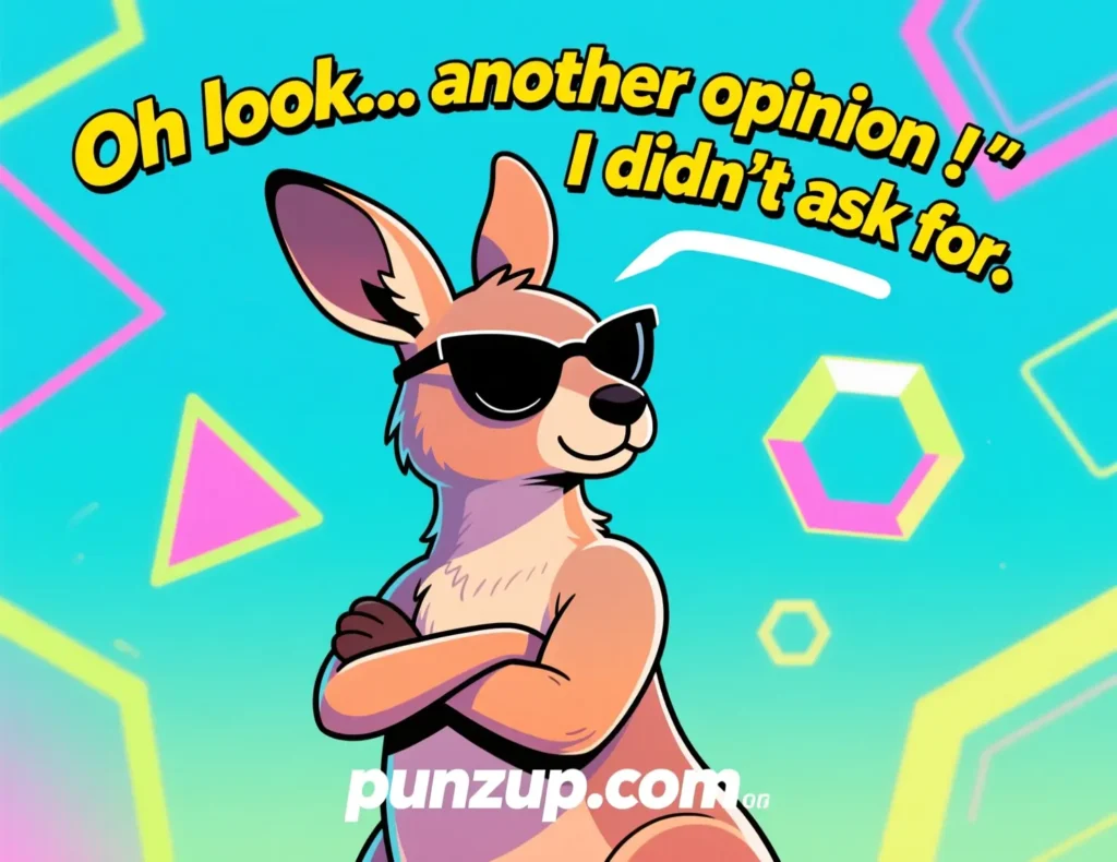 Sarcastic Kangaroo Puns