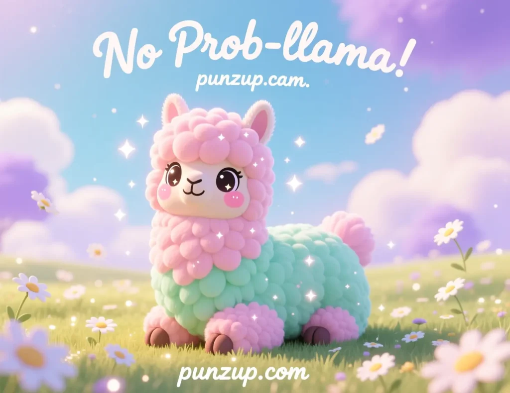  Cute & Cuddly Llama Puns