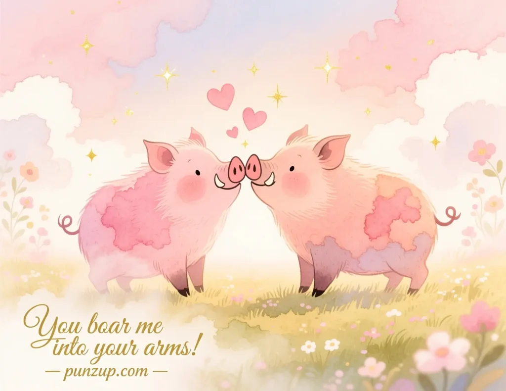 Romantic Boar Puns