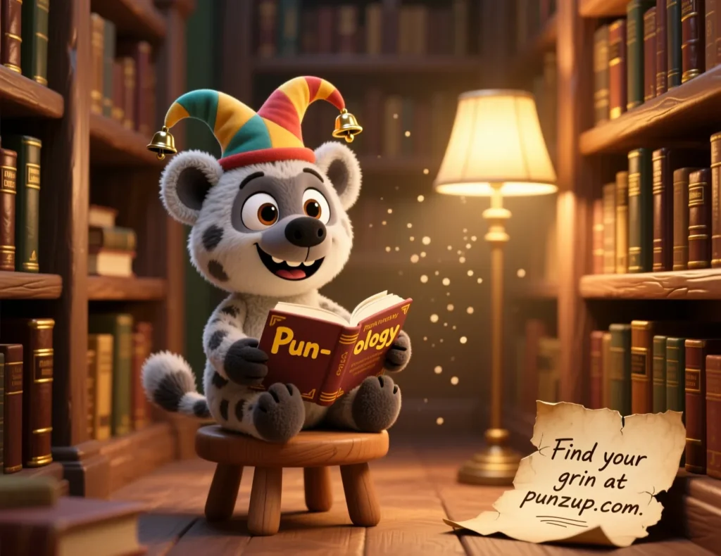 Cute & Cuddly Hyena Puns