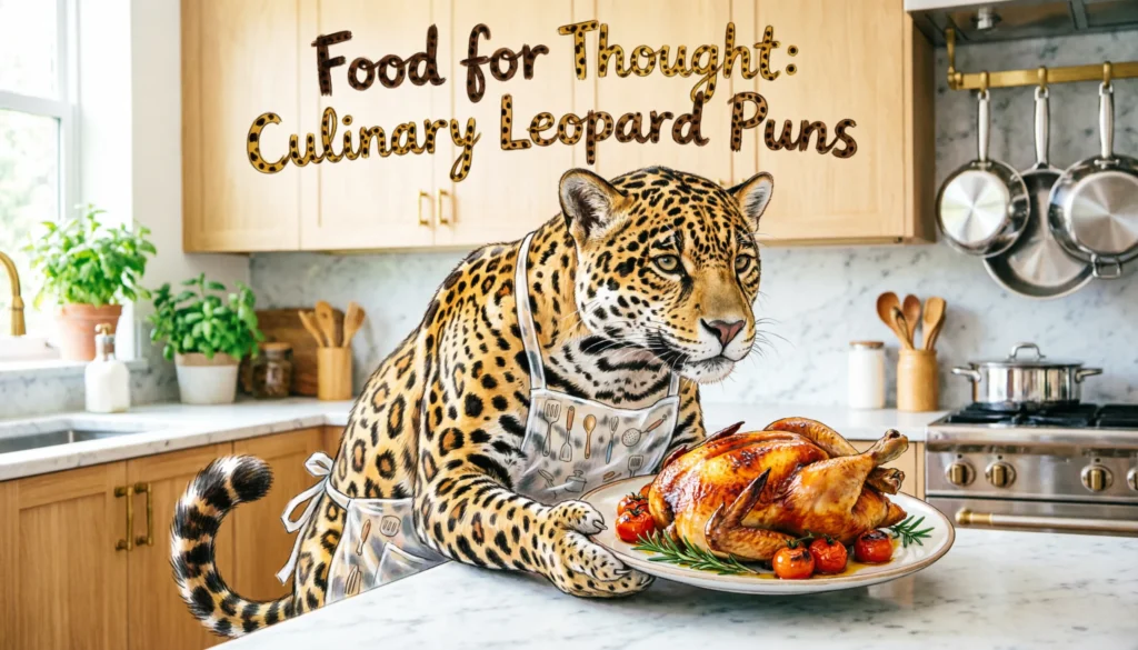 Food for Thought: Culinary Leopard Puns 
