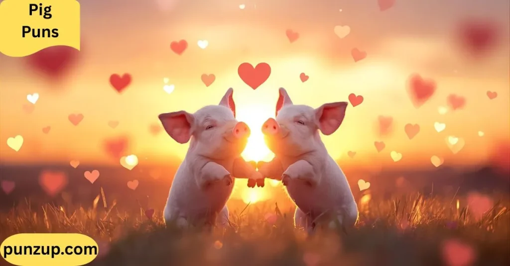 Romantic Pig Puns