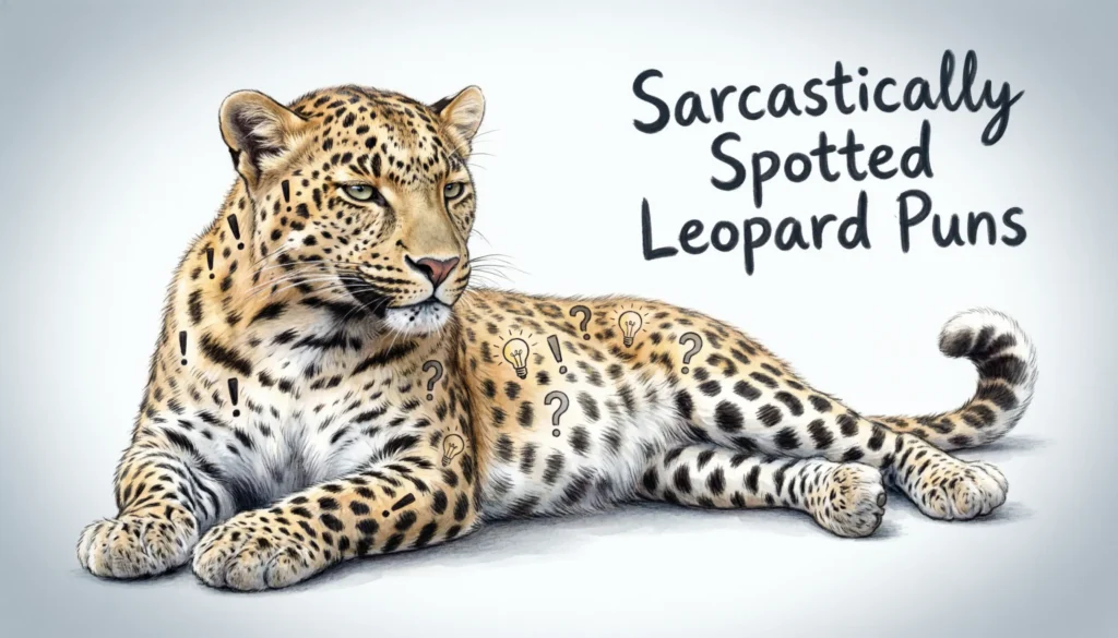 Sarcastically Spotted Leopard Puns