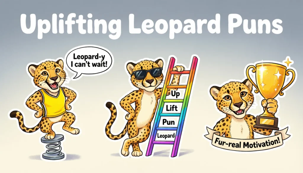 Uplifting Leopard Puns