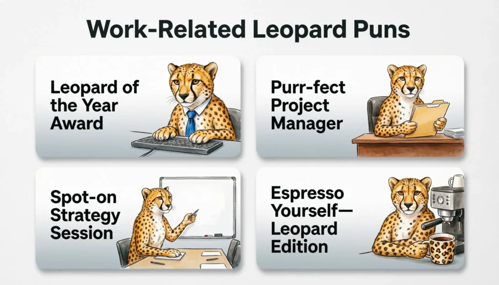 Work-Related Leopard Puns