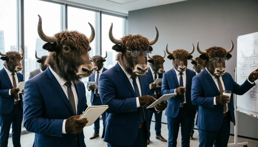 The Hustle & Herd: Work-Related Yaks 