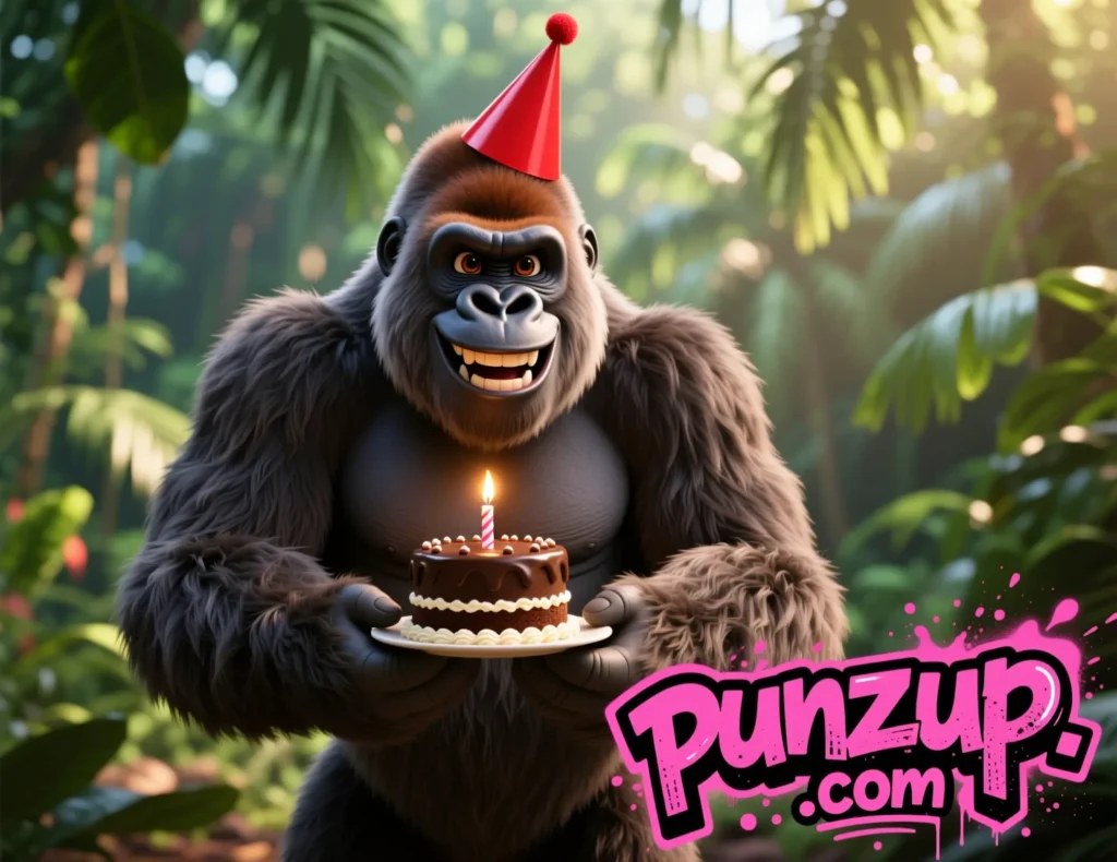 Short & Sweet Gorilla Puns