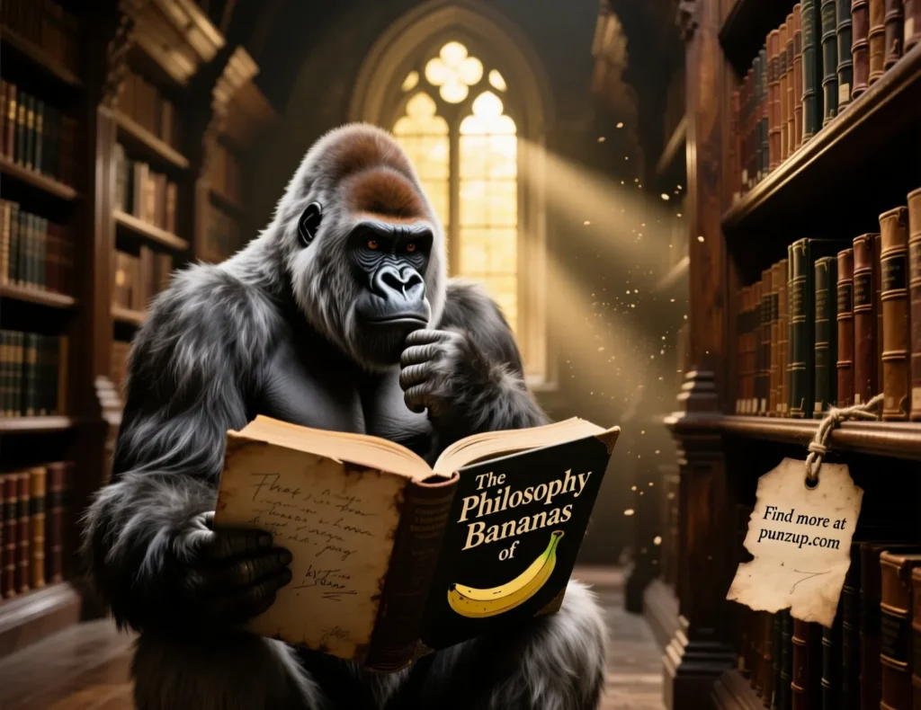 Deep & Thoughtful Gorilla Puns