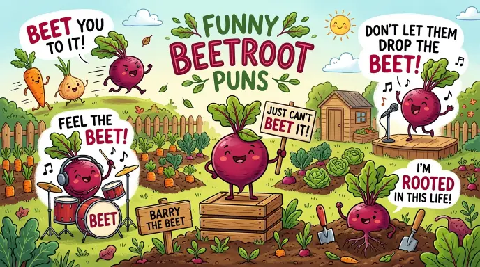 Funny Beetroot Puns
