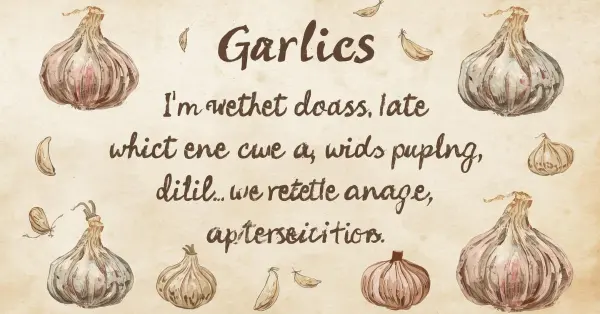 Garlic Puns