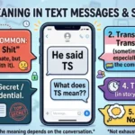 TS Meaning in Text Messages